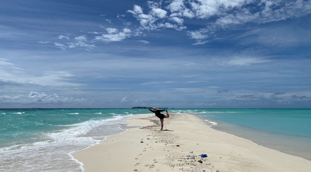 Yoga auf den Malediven